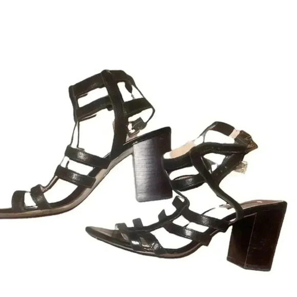 Louise Et Cie Anja Black Strappy Gladiator Sandals - Picture 15 of 16